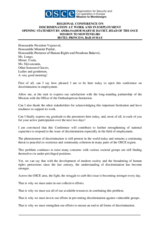 Opening statement by Ambassador Maryse Daviet, Head of the OSCE Mission to Montenegro